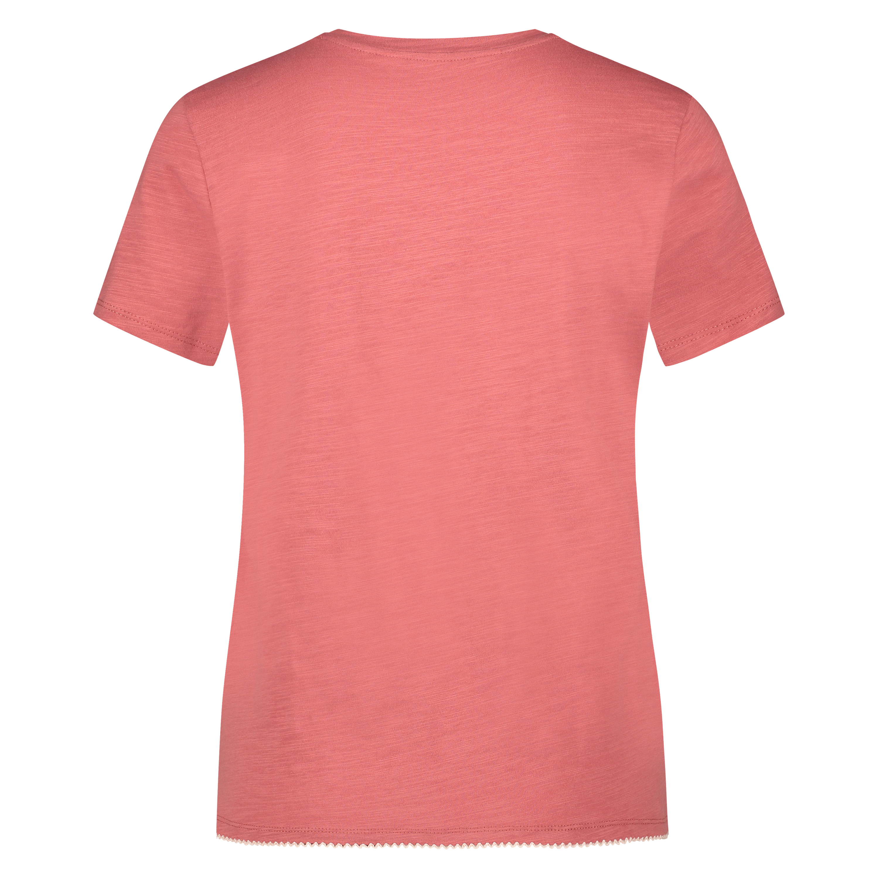 Short-Sleeved Pyjama Top, Pink, main