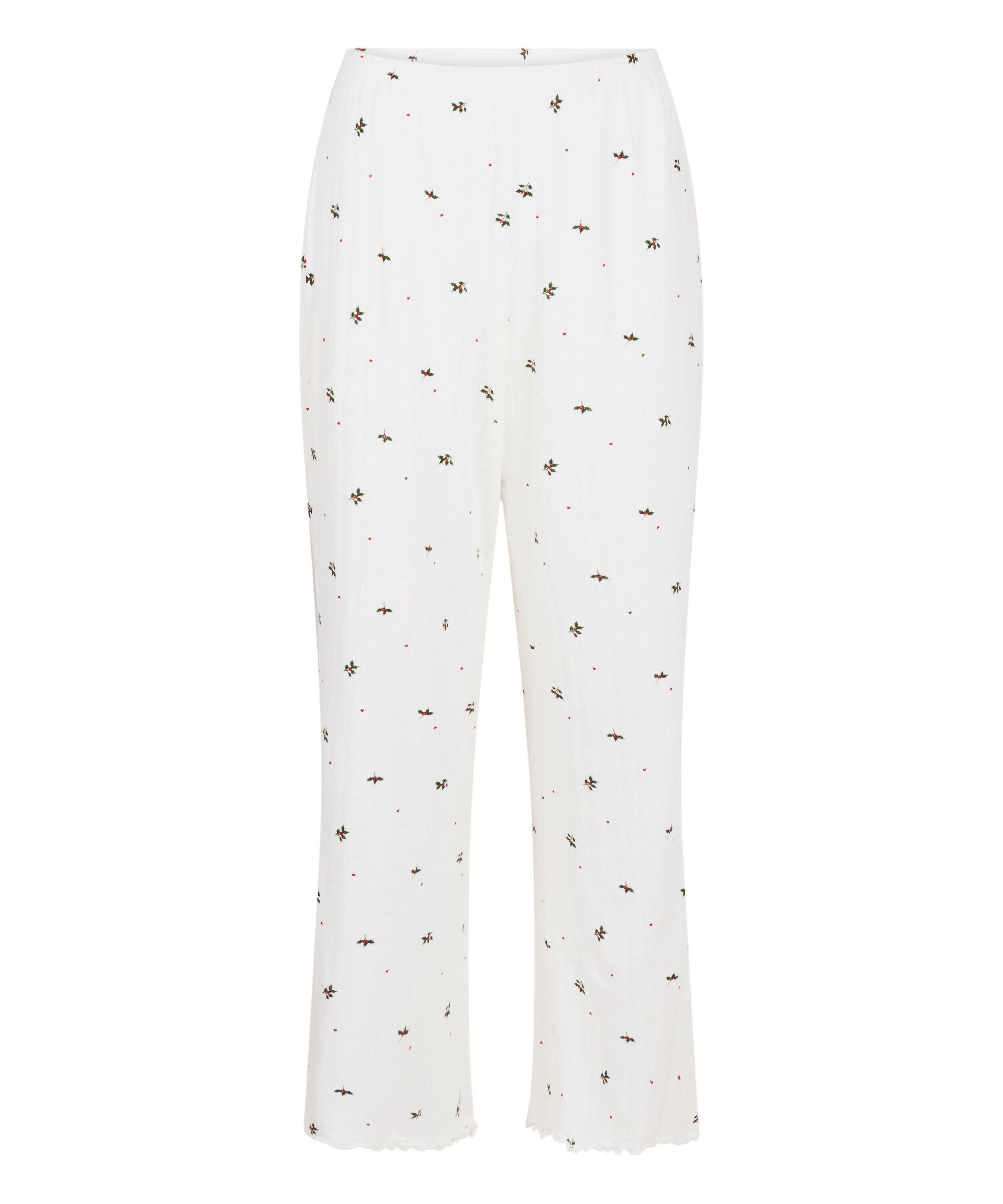 Pointelle Pyjama Pants, White