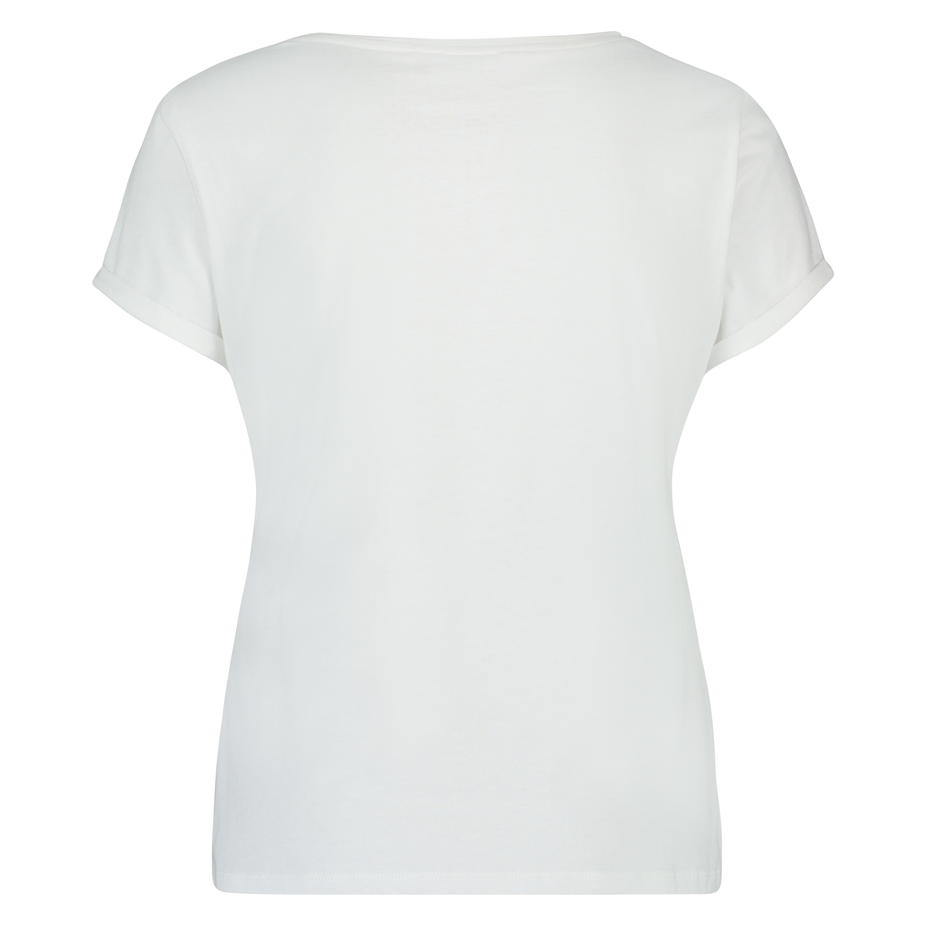 Short-Sleeved Pyjama Top, White, main