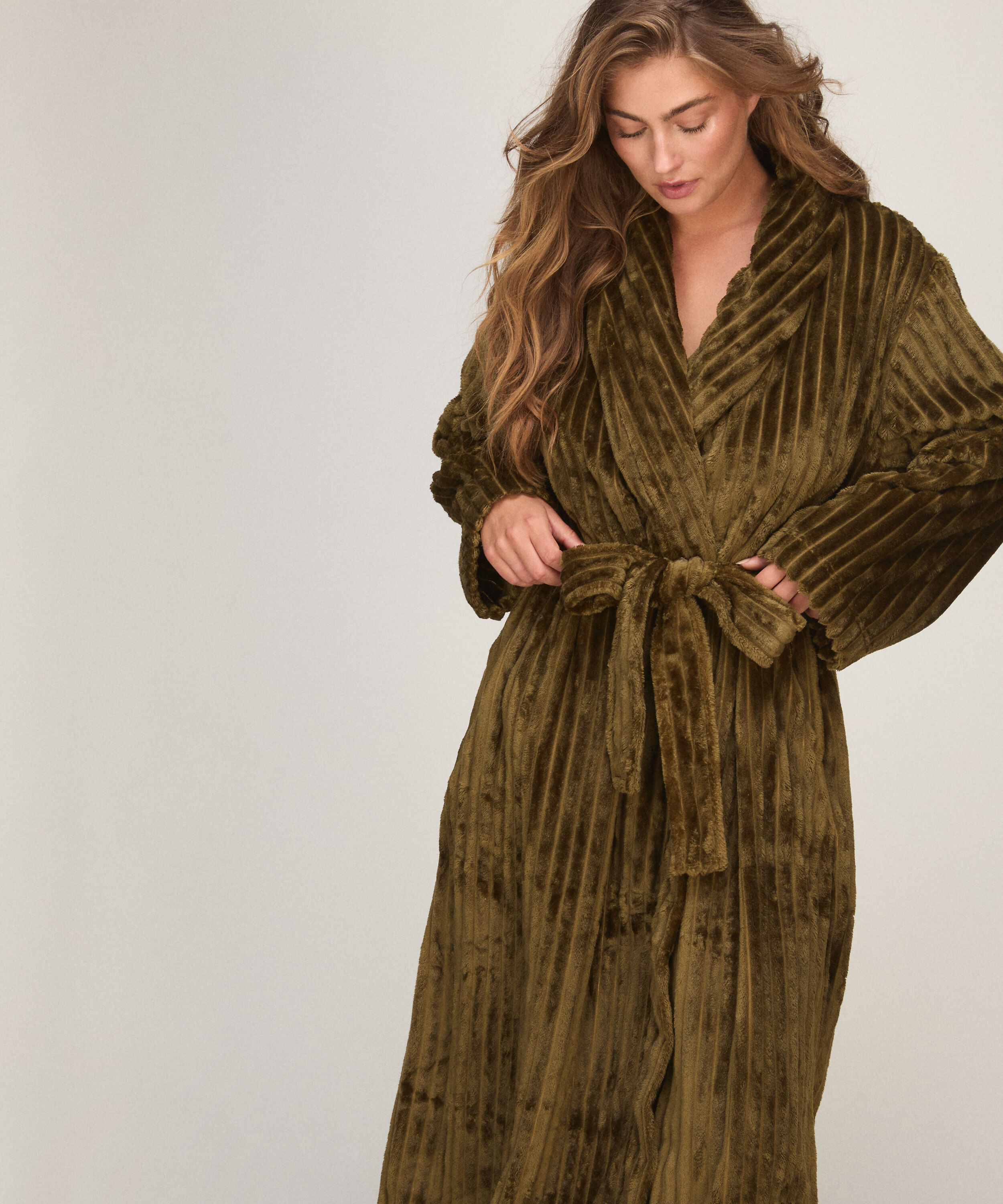 Bathrobe Jacqueared Fleece