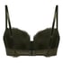 Teddy Padded Underwired Bra, Green