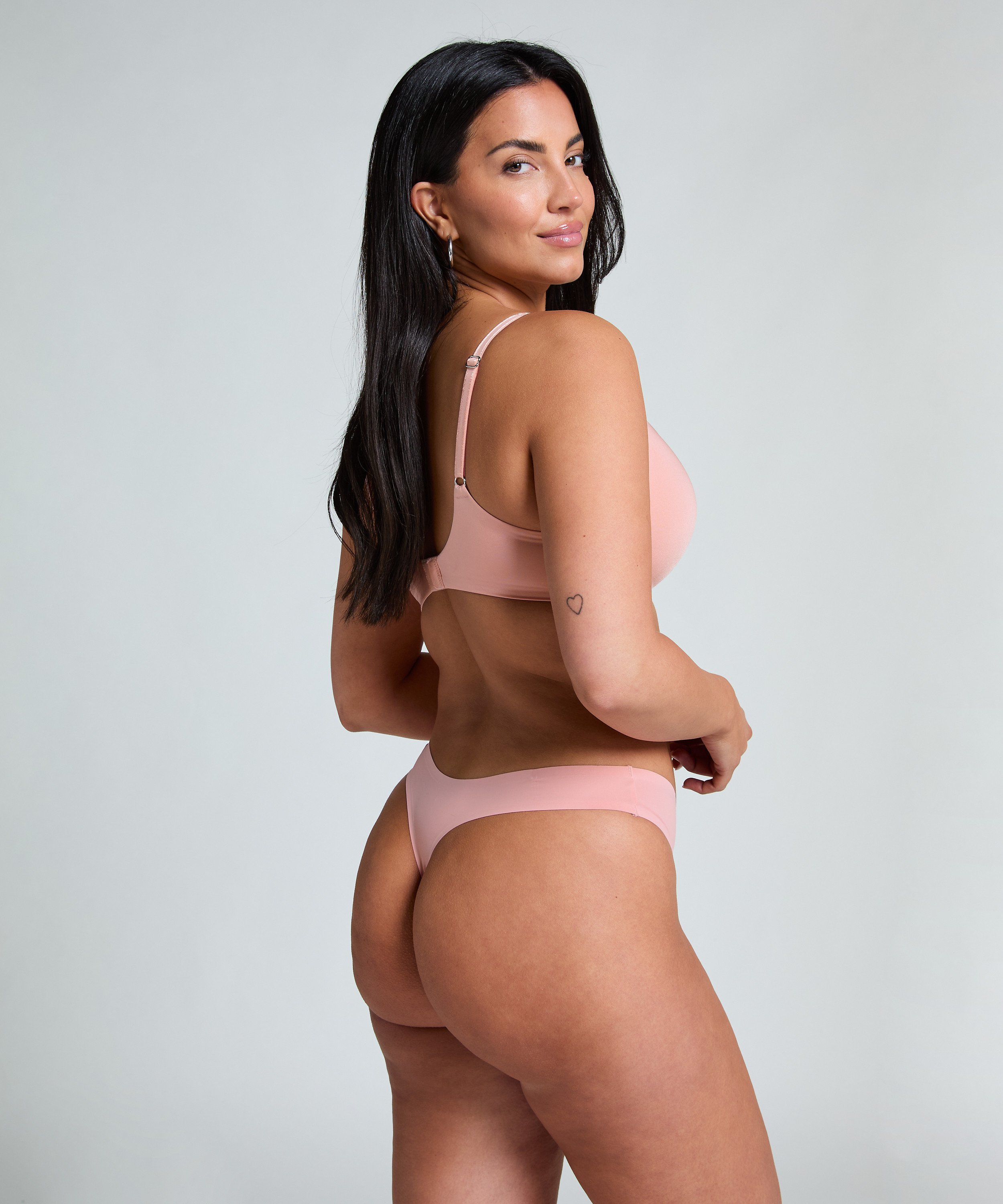 Mona Padded Non-wired Bra, Pink, main