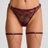 Avela Leg Garters, Purple