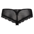 Embroidered Mesh Brazilian, Black