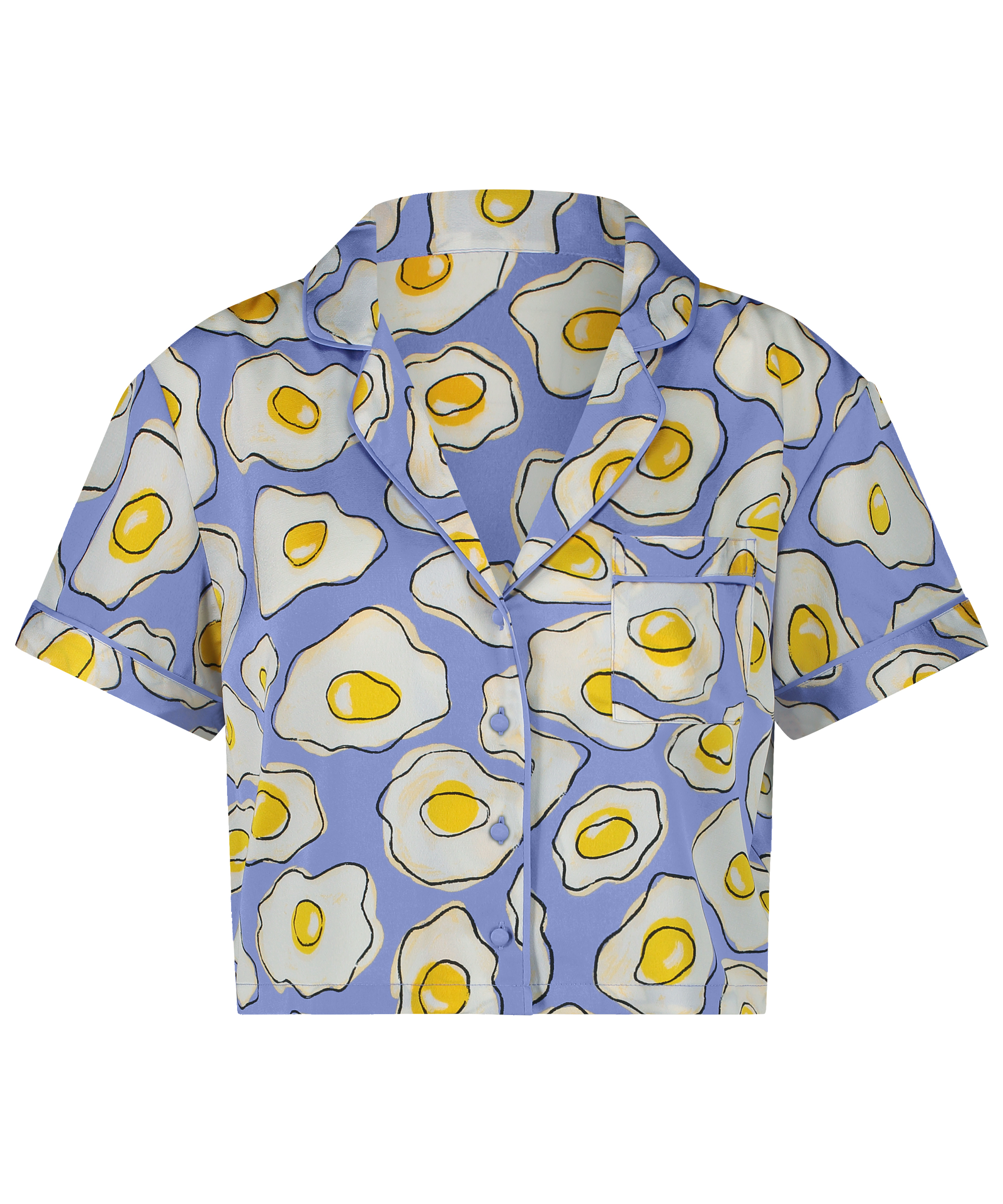 Satin Short-Sleeved Jacket, Purple, main