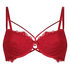 Charlotta Padded Underwired Bra, Red