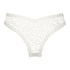 Zena V-shaped Brazilian, White