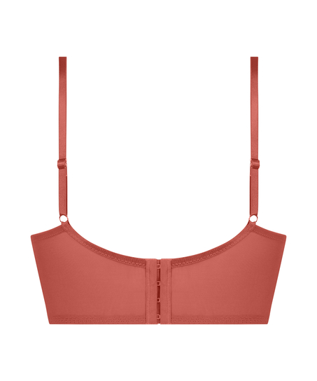 Arabella padded longline underwired bra, Red