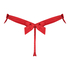 Lust Open Crotch Thong, Red