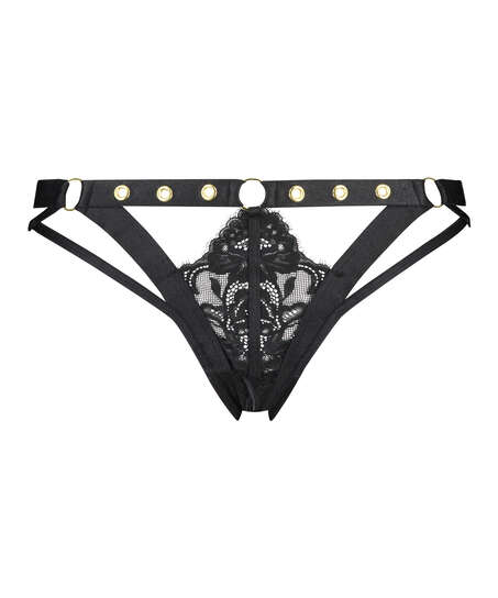 Sadie Brazilian with open crotch, Black