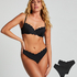 2-Pack Scallop Bikini Bottoms, Black