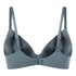 Mona Padded Non-wired Bra, Blue
