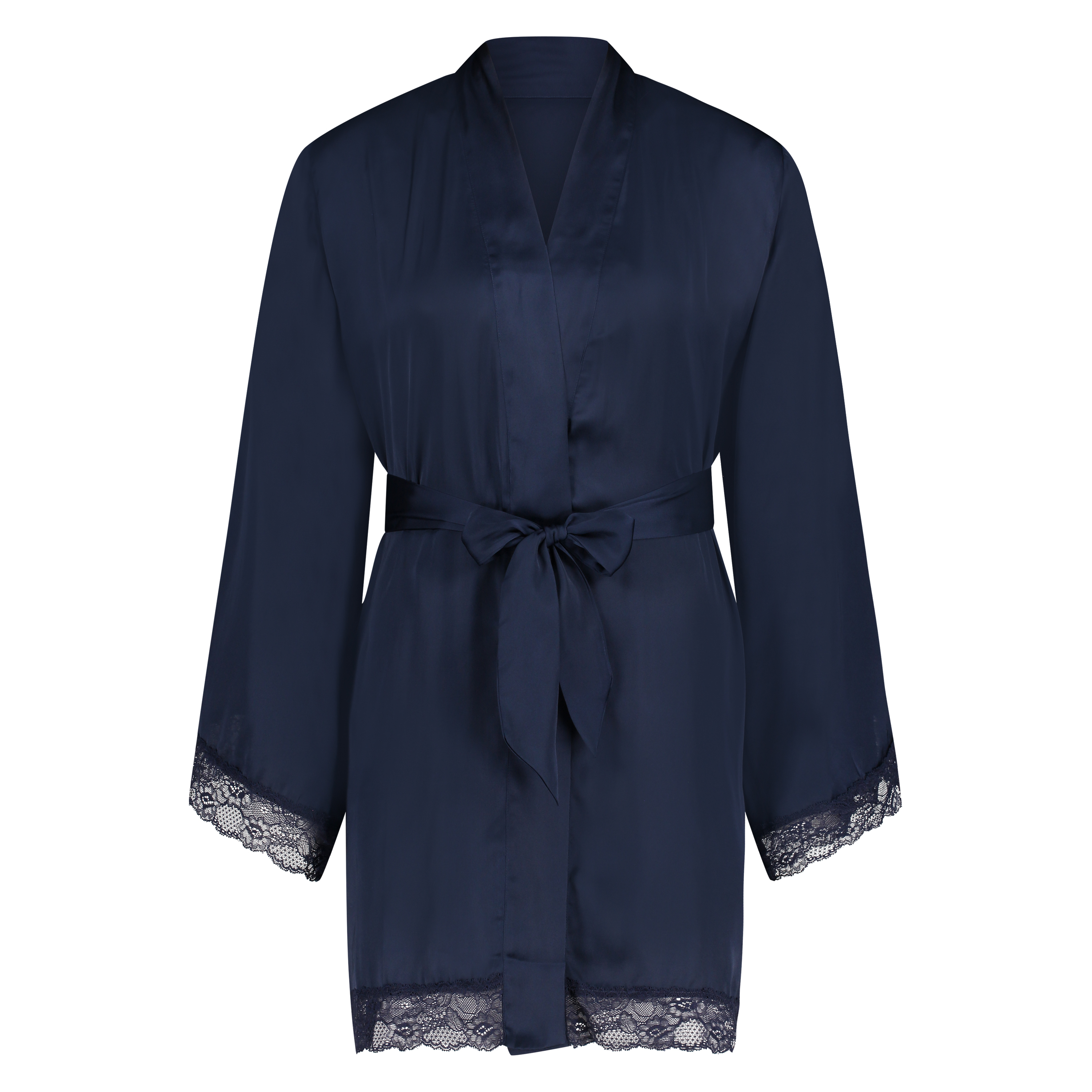 Petite Meili Satin Kimono, Blue, main