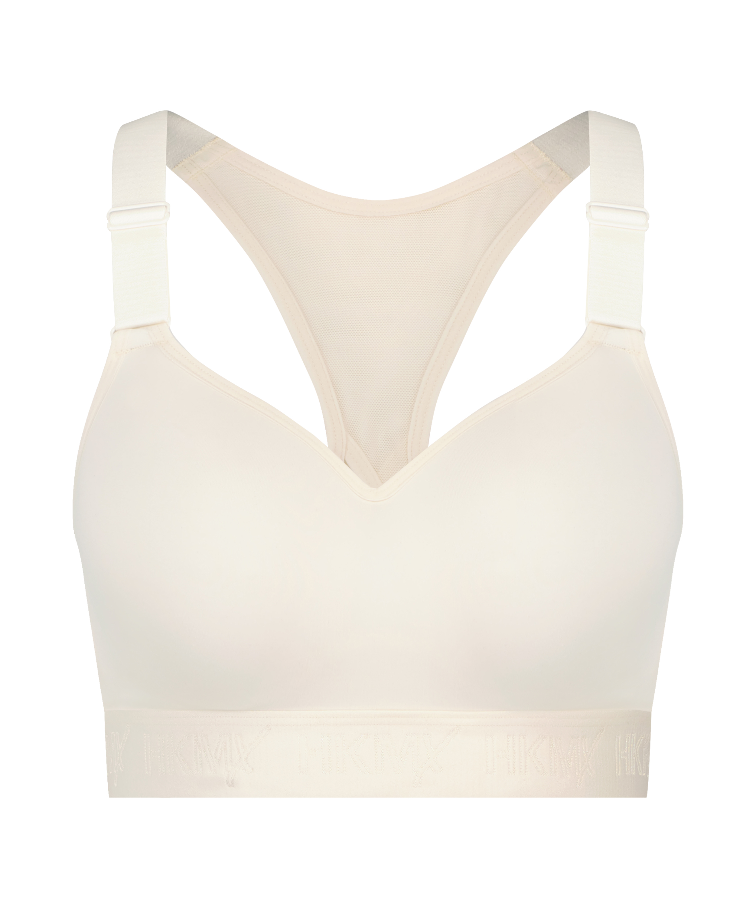 HKMX Sports bra The All Star Level 2, White, main