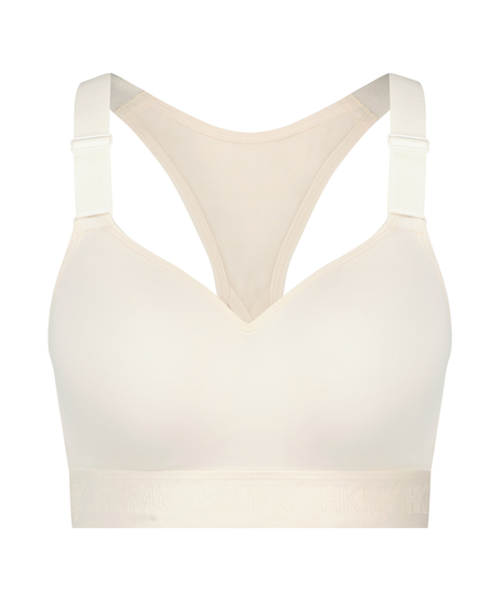 HKMX Sports bra The All Star Level 2, White