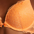 Marine Padded Underwired Push-Up Bra, Orange