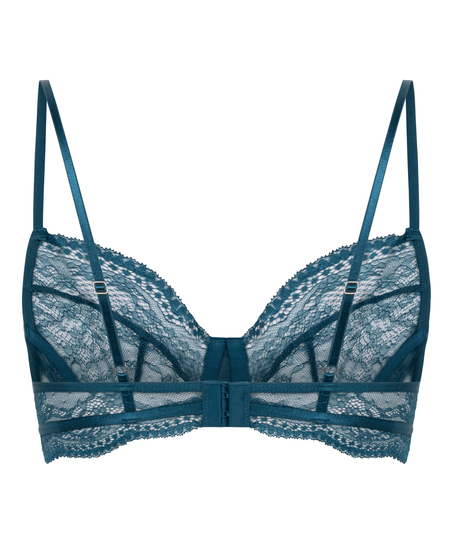 Isabelle Non-Padded Underwired Bra, Blue