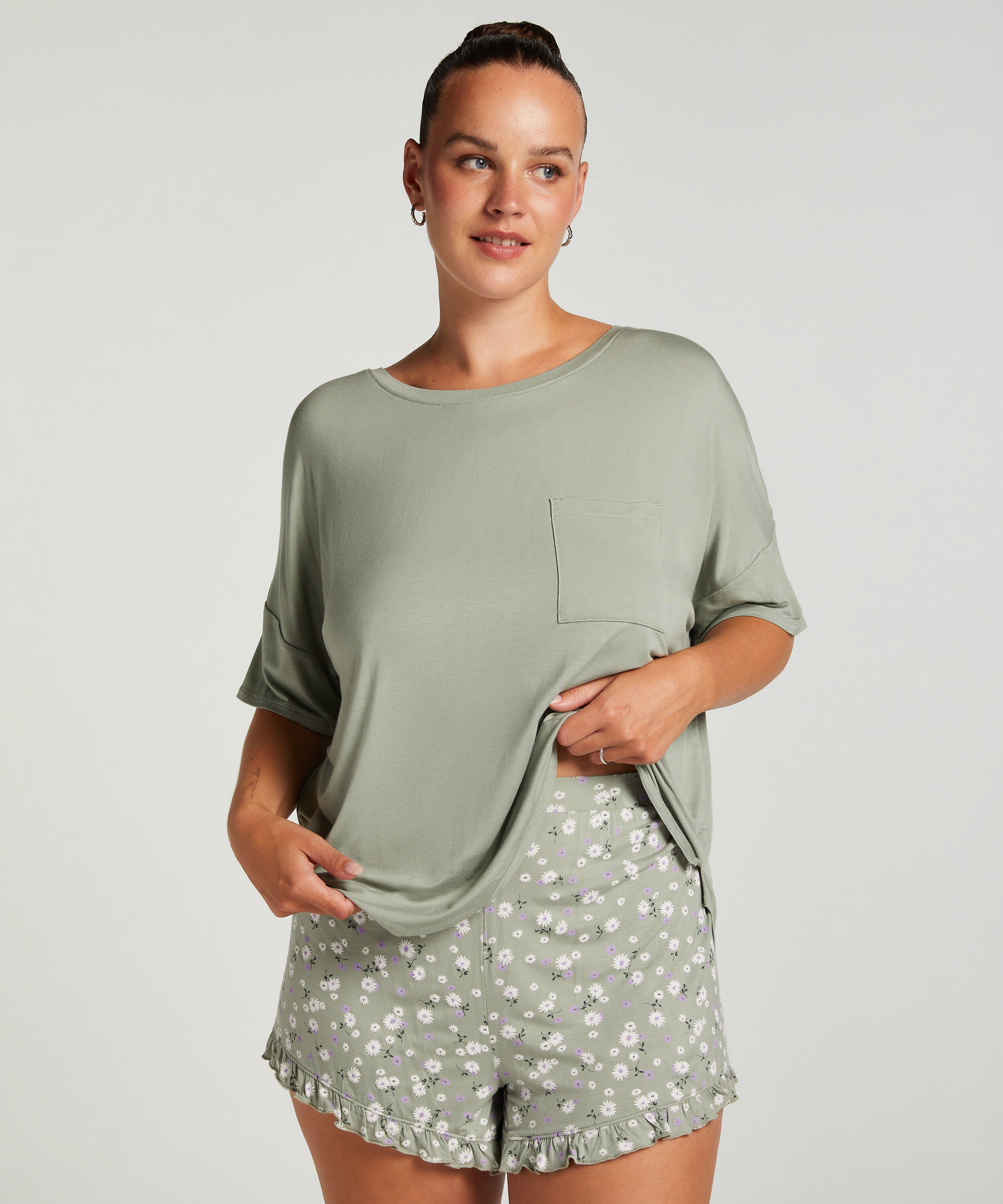 Short Pyjama Set, Green