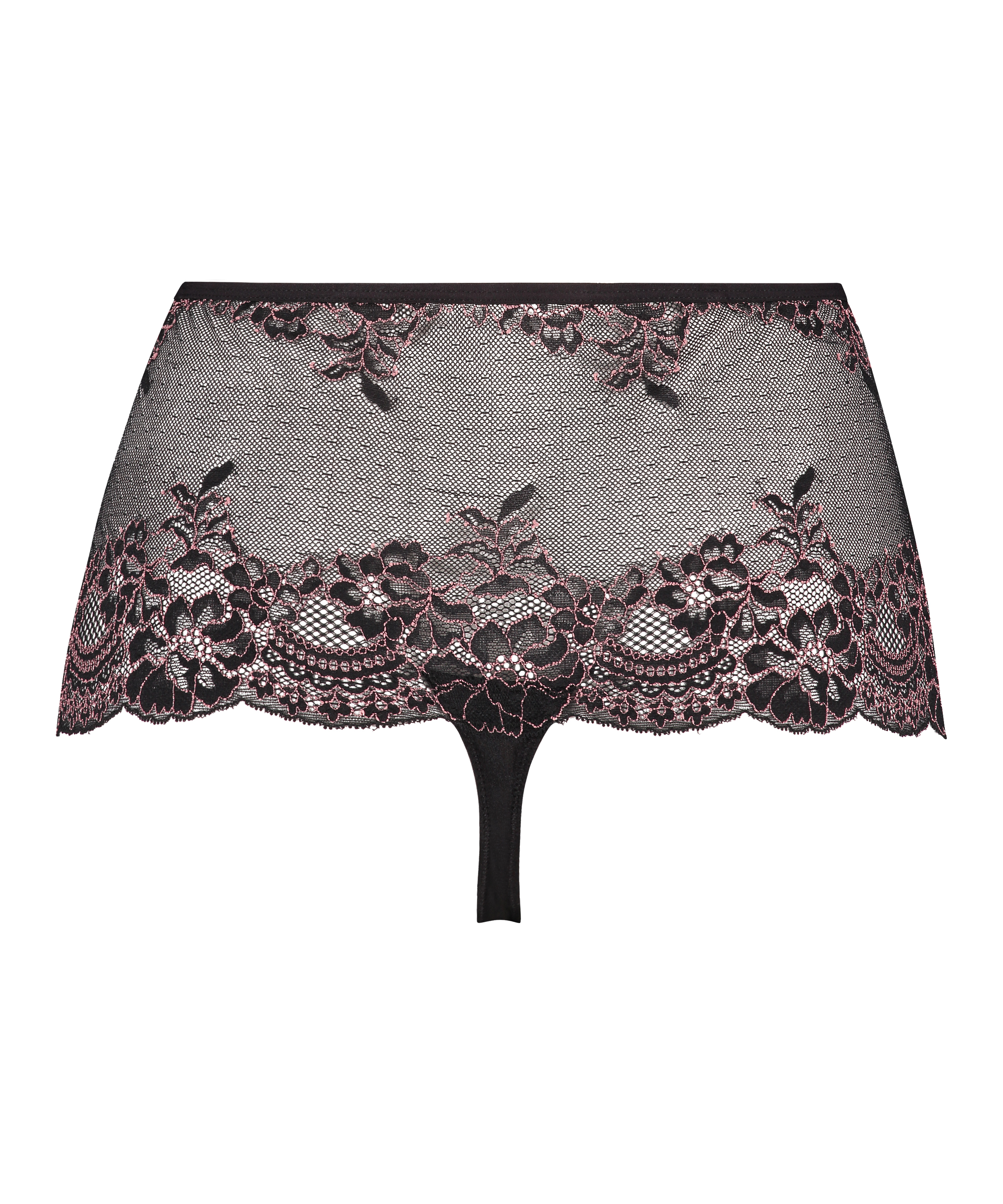 Doriane Curvy Thong Boxers, Black, main