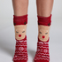 Boot Socks, Red