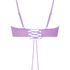 Crinkle Bikini Crop Top, Purple
