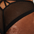 Invisible Fishnet Brazilian, Black
