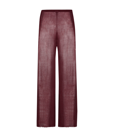 Open Knit Beach Pant, Red