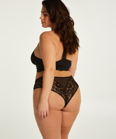 Chloe High Brazilian Curvy, Black