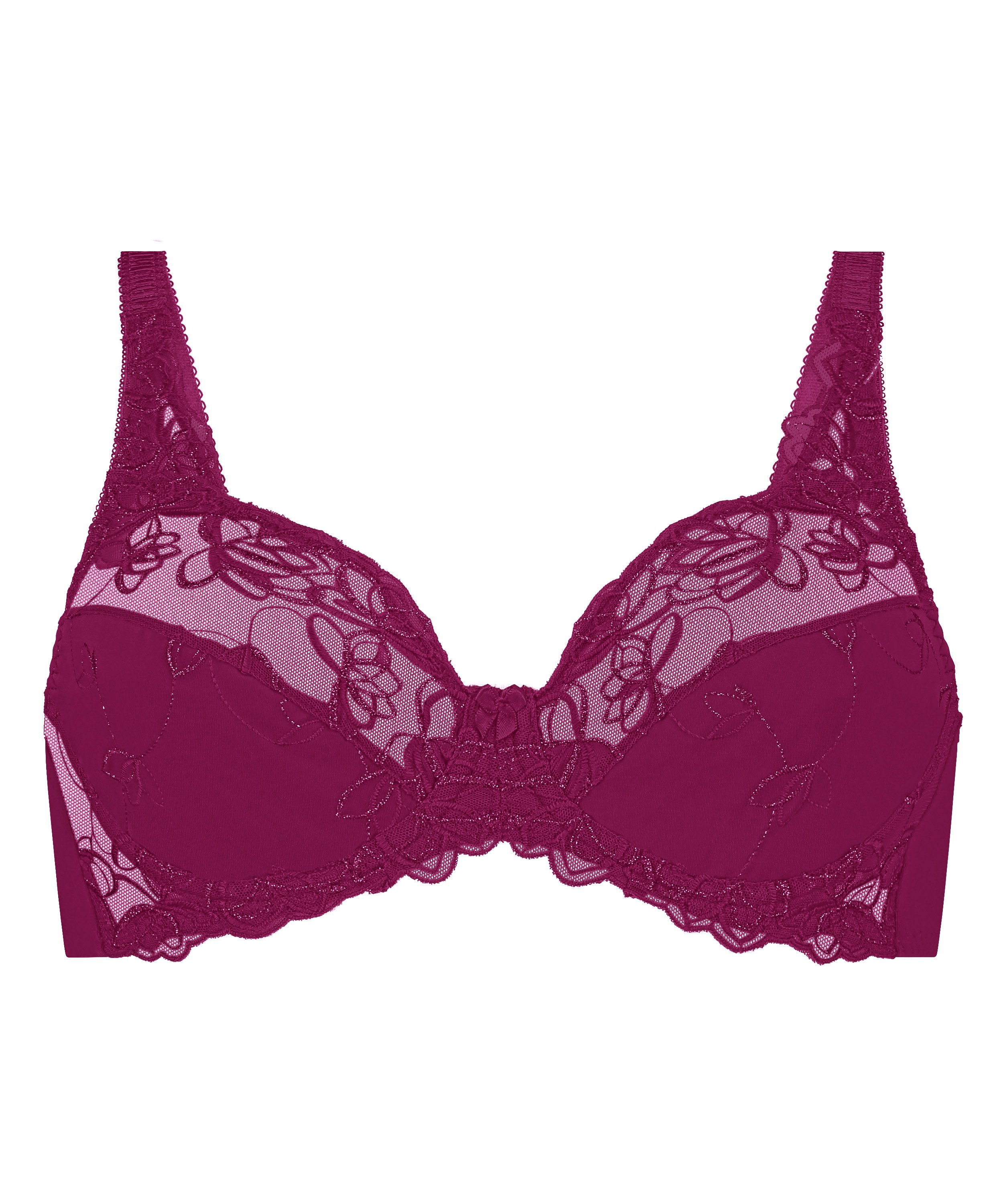 Diva Non-Padded Underwired Bra, Purple, main