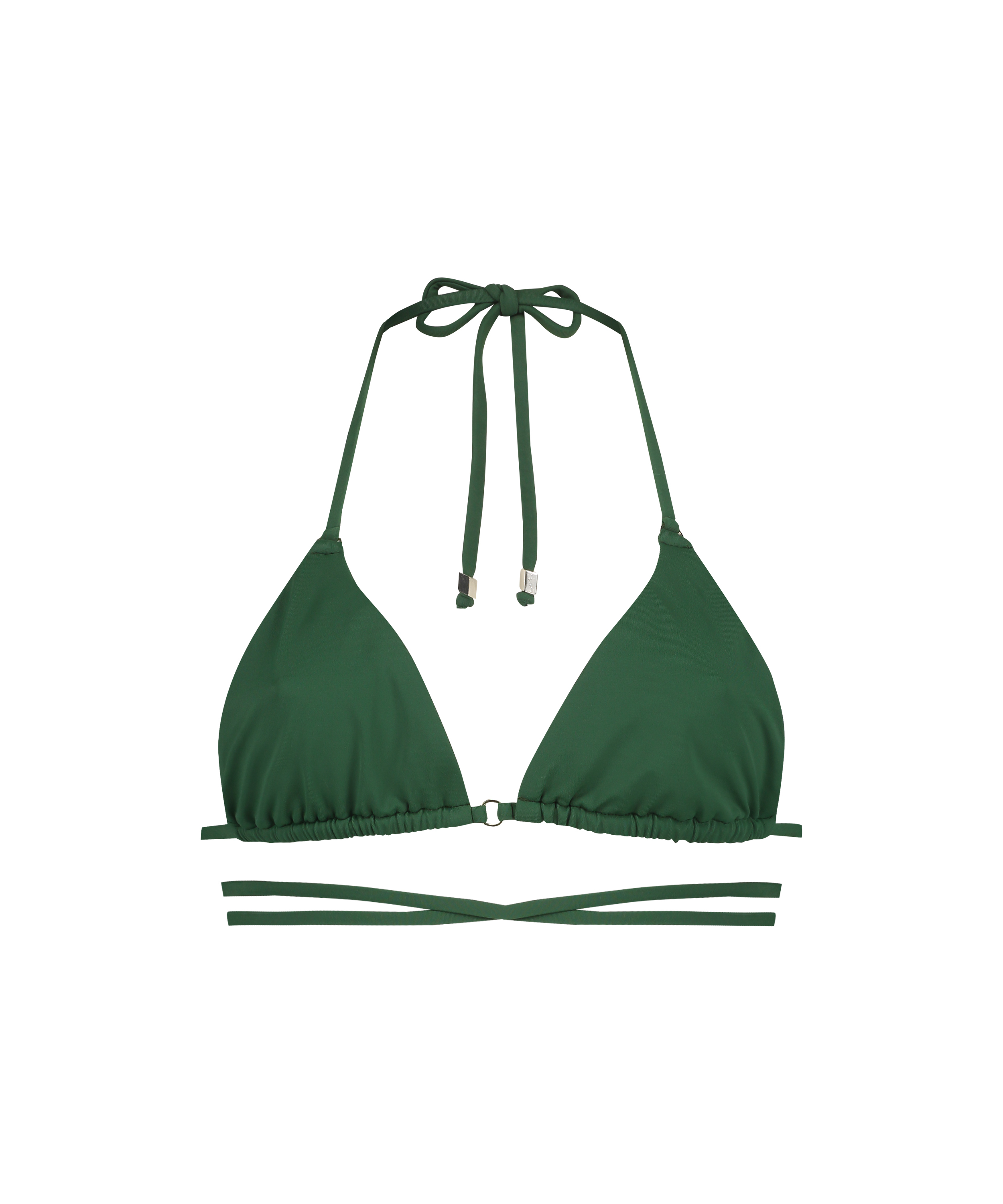 Digura triangle bikini top, Green, main