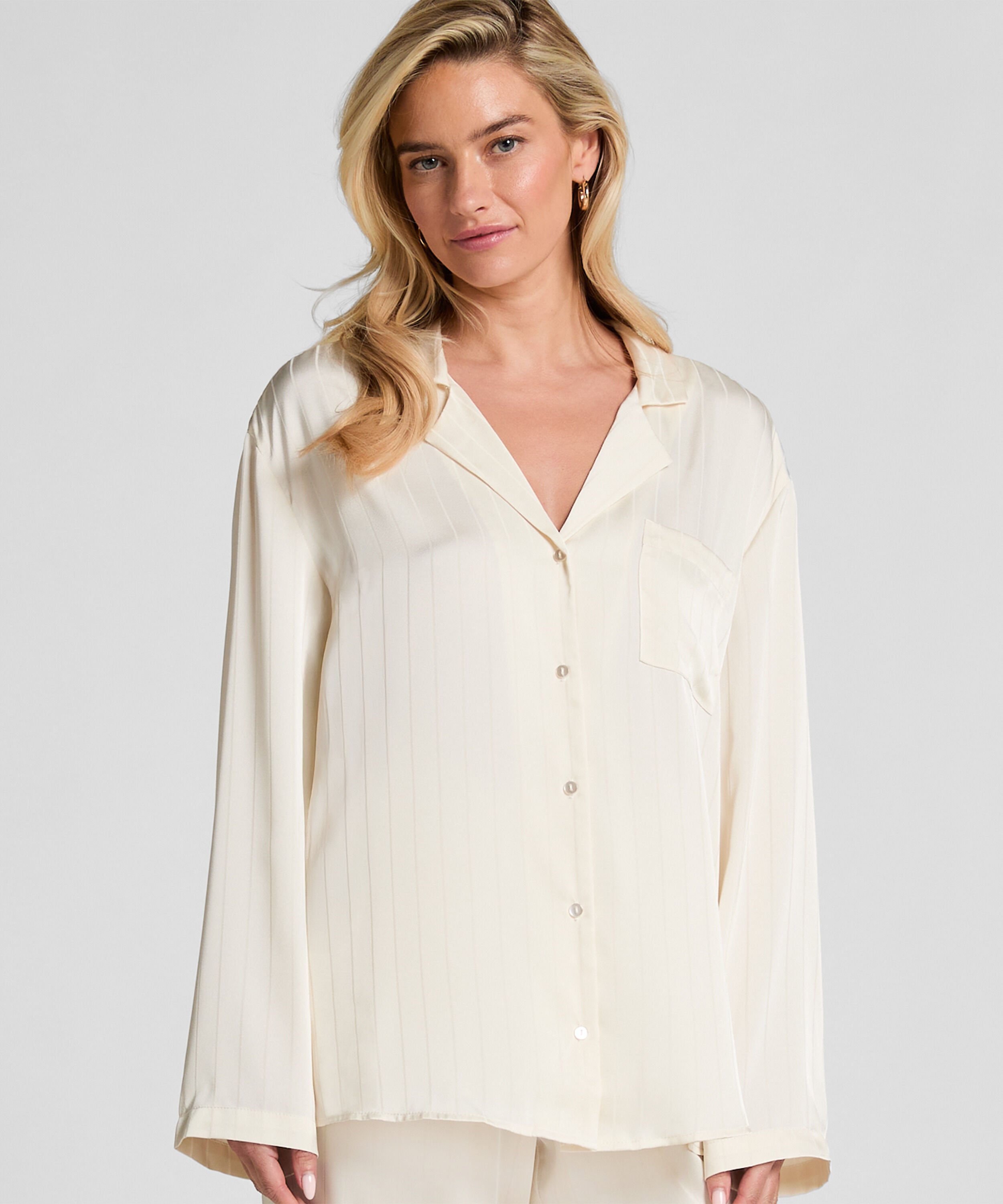 Satin Pinstripe Jacket