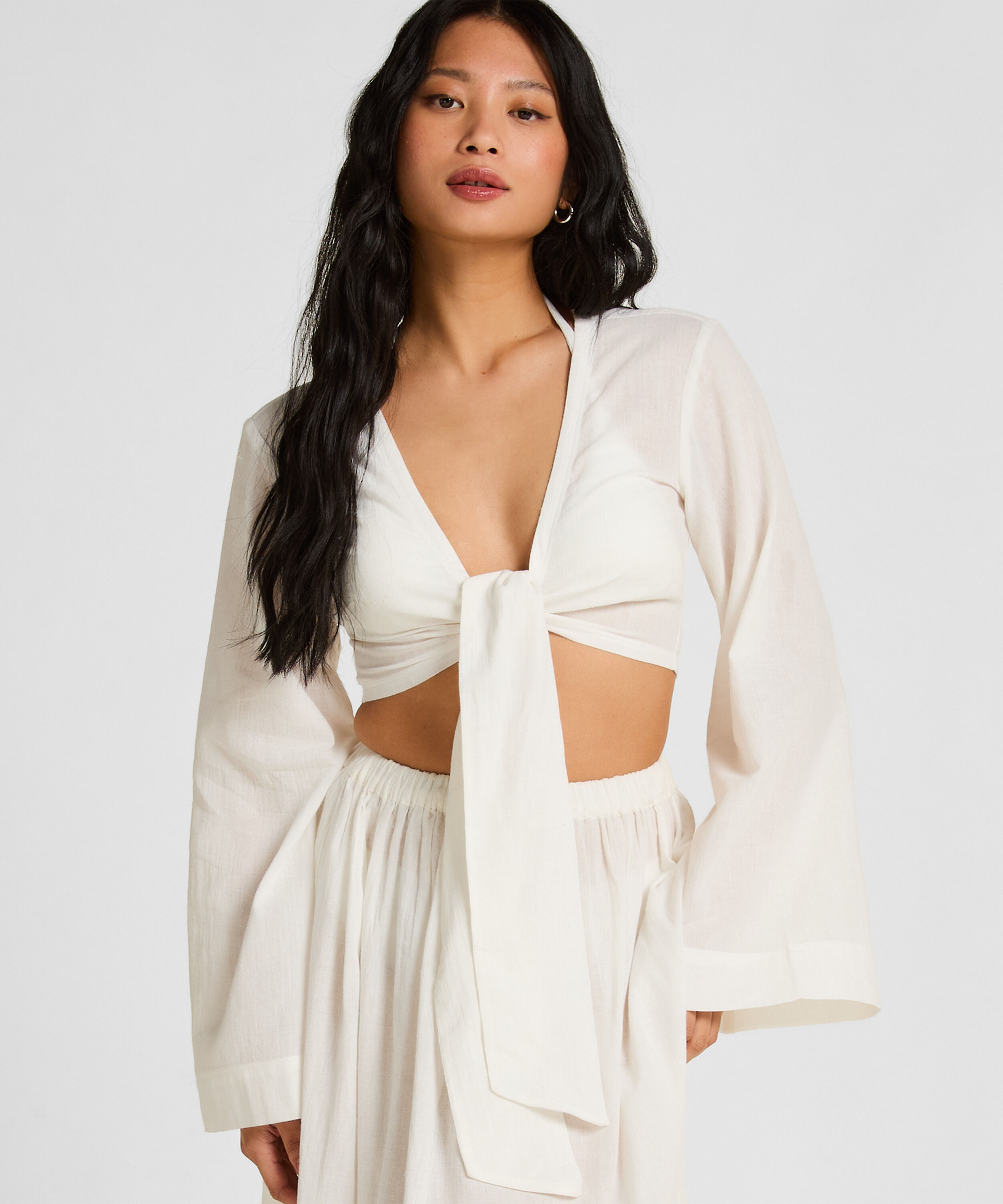 Beach Top Glam, White Beach Top Glam, White