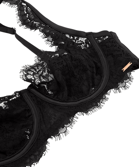 Chalice Non-Padded Underwired Bra, Black