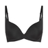 Smooth Padded Underwired Bra, Black