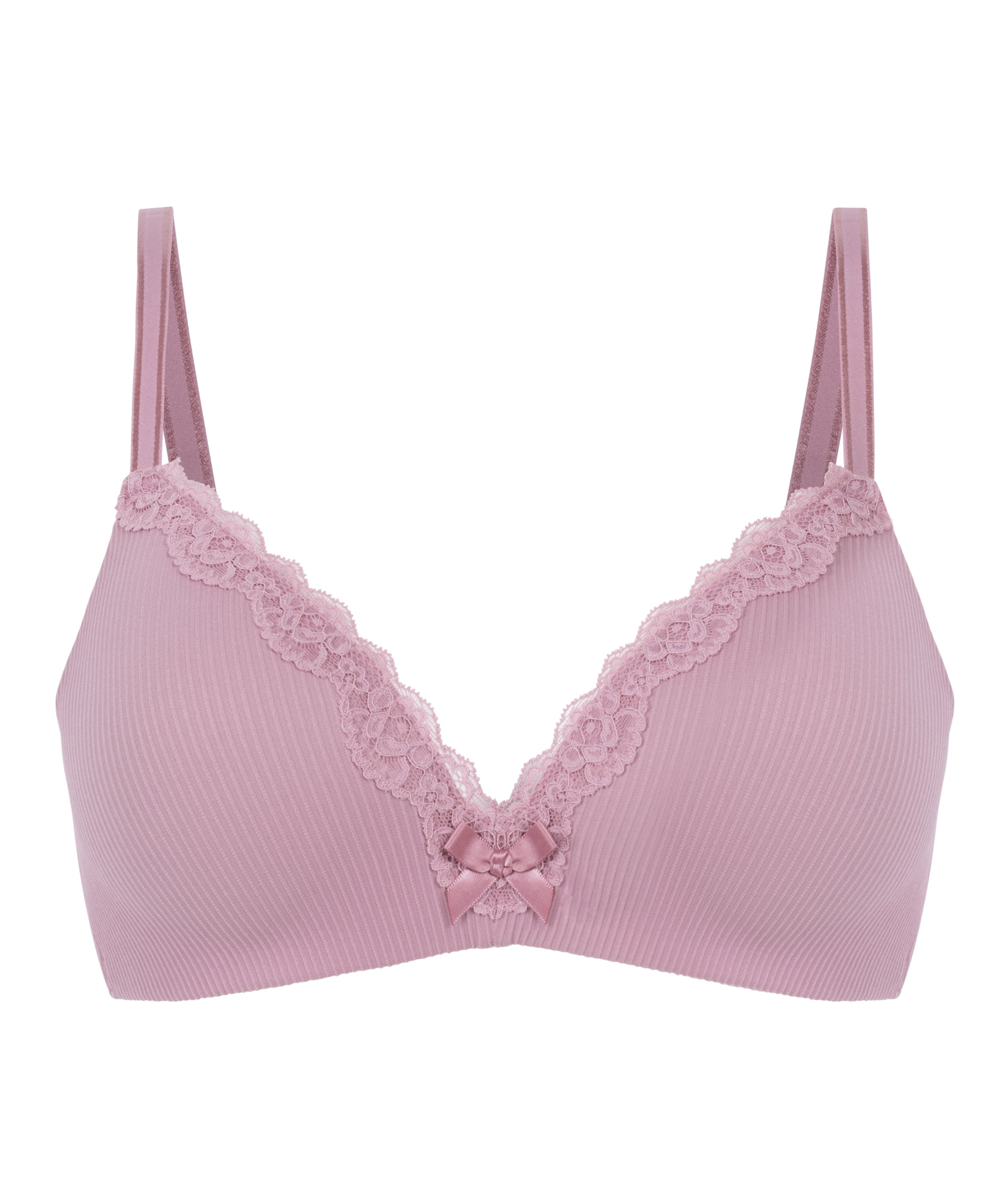 Lola Padded Non-Wired Bra, Pink, main