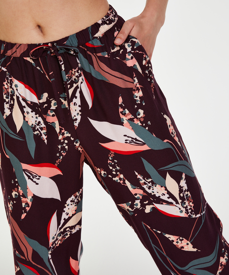 Woven Pyjama Bottoms, Red