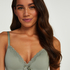 Lola Padded Non-Wired Bra, Green