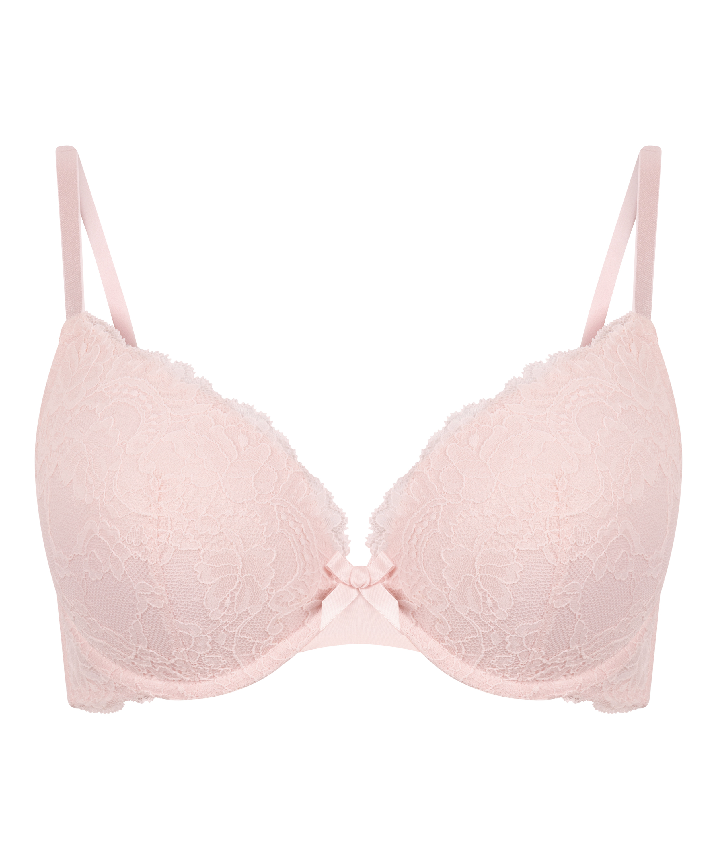 Teddy Padded Underwired Push-Up Bra, Pink, main