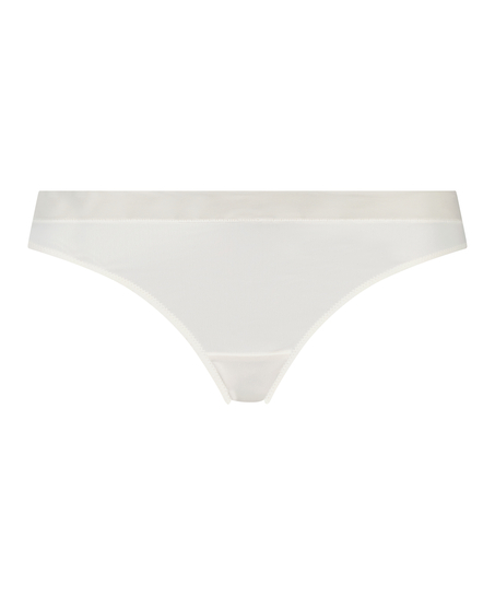 Mesh Thong, White