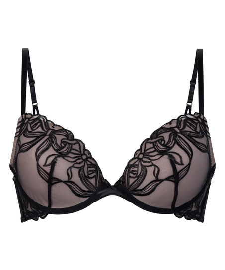 Beau Padded Underwired Bra, Black