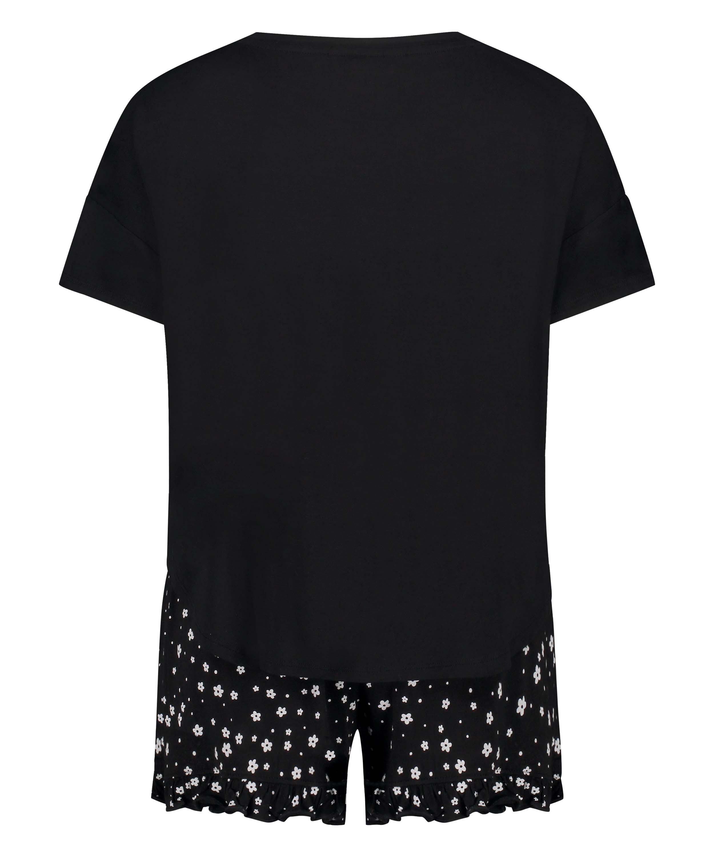 Short Pyjama Set, Black, main