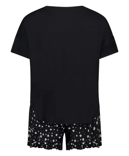 Short Pyjama Set, Black