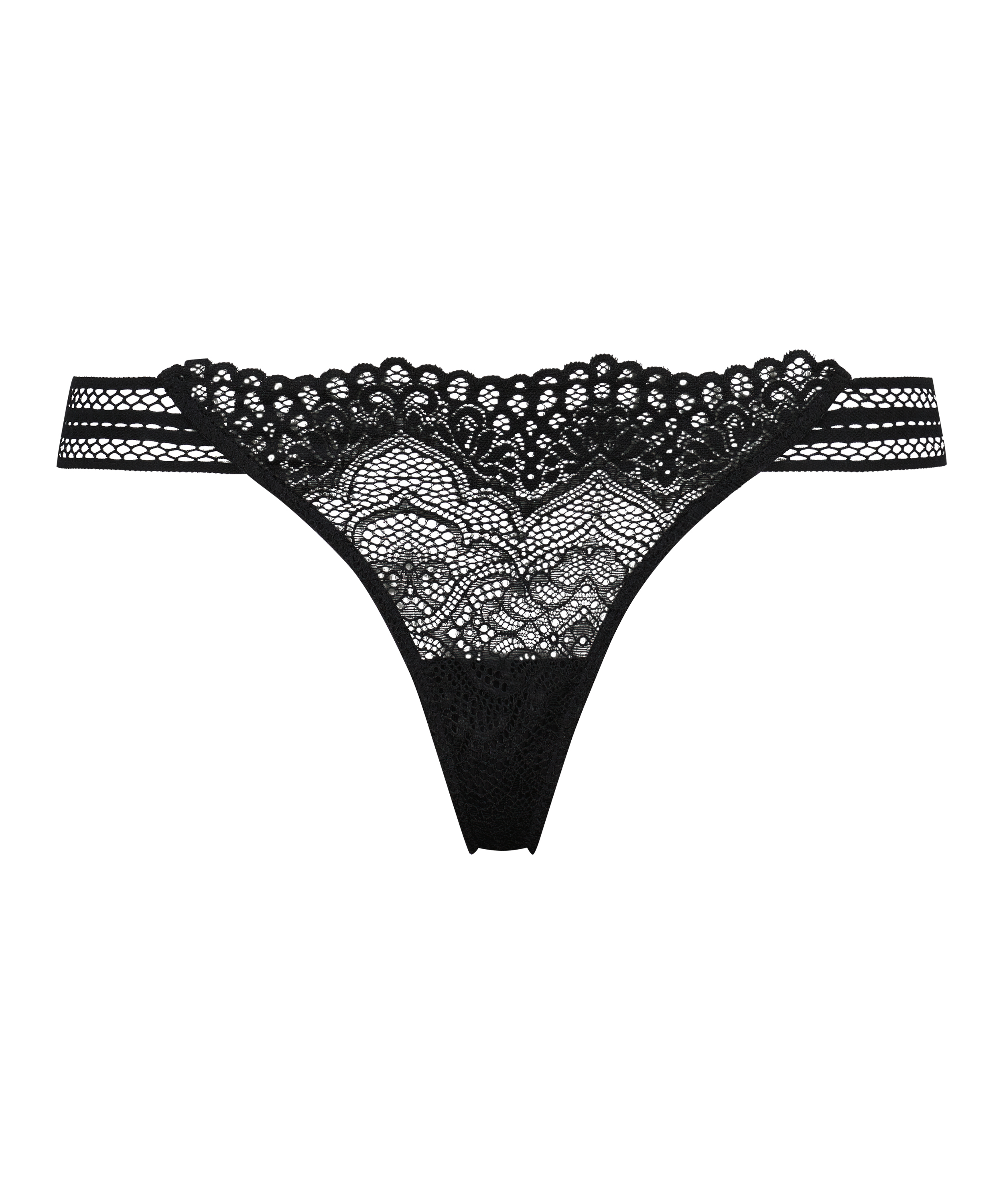 Cassie mini thong, Black, main