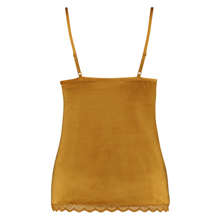 Velvet Lace Cami, Yellow