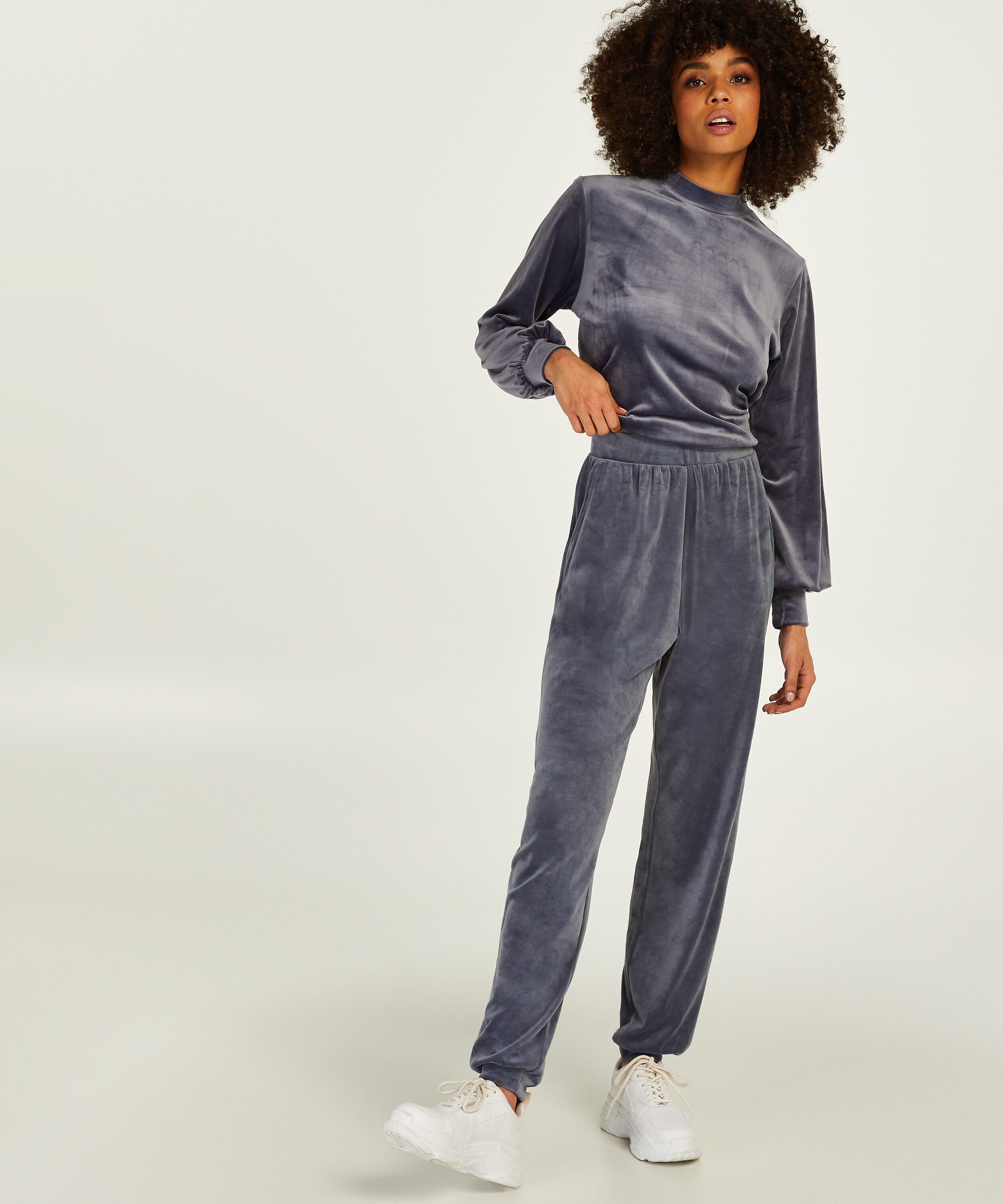 Loosefit Velour Jogging Bottoms for £12 
