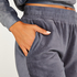 Velour Rib Jogging Pants, Blue