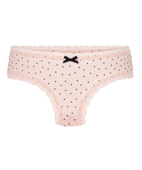 V-shape Brazilian Dot Flock, Pink