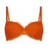 Marine Padded Underwired Bra, Orange