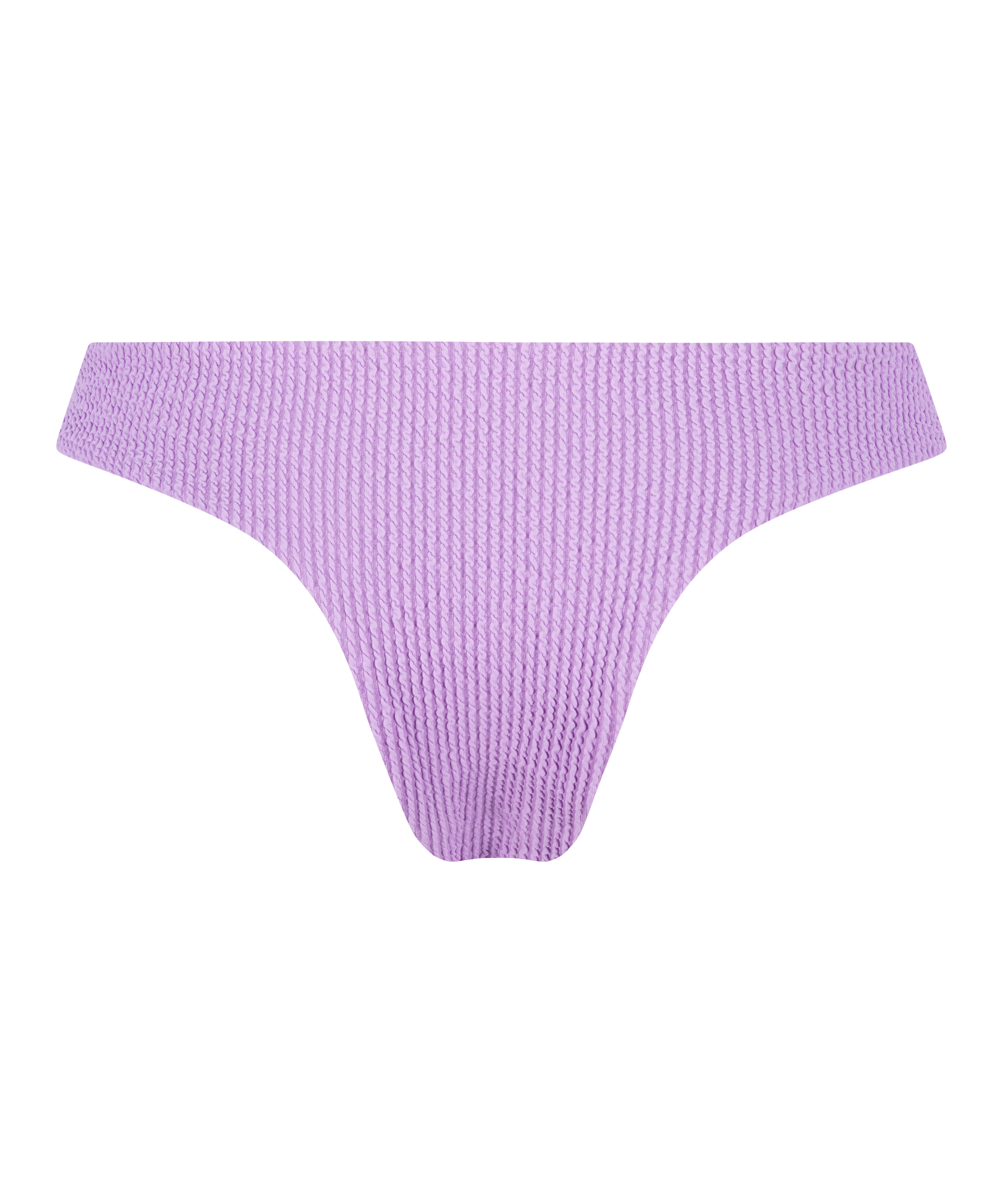 Crinkle Brazilian bikini bottoms, Purple, main