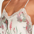 Woven Lace Cami Top, White